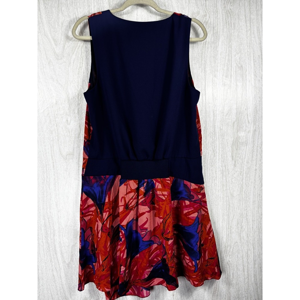 Leifsdottir Malva Silk Wrap Dress Floral Hi Lo Boho Resort Women 14 - Picture 4 of 9